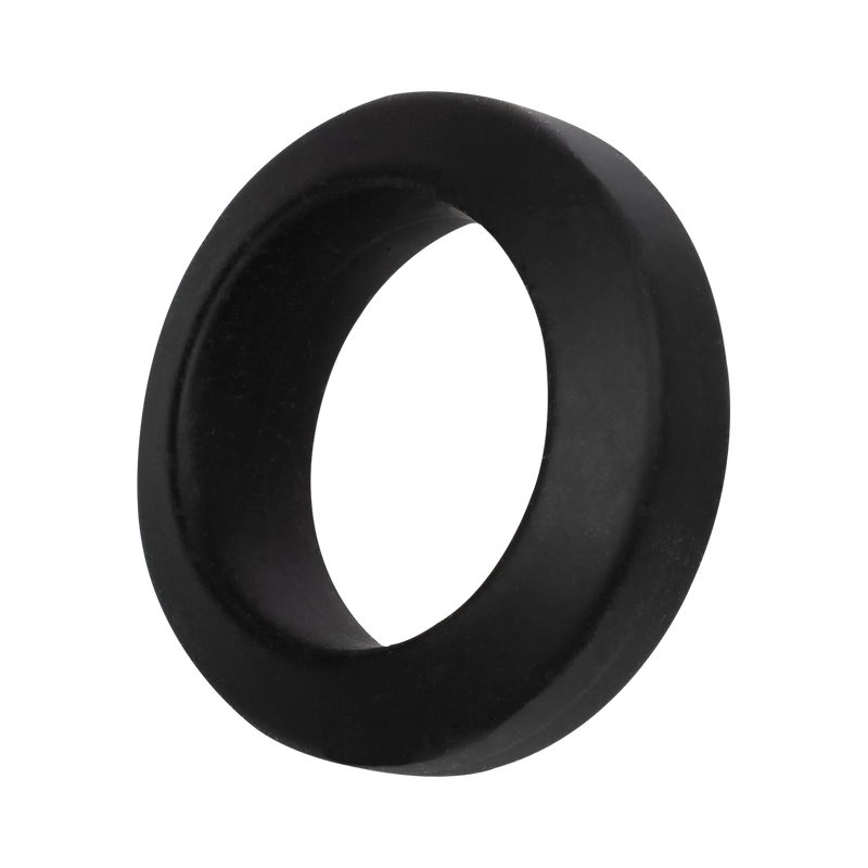 Rimba - Anneau pénien en silicone - Noir - Laced-up.nl