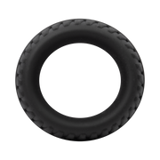 Rimba - Siliconen Cockring met Bandenmotief - Zwart-Erotiekvoordeel.nl