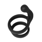 Rimba - Siliconen Cockring met Stimulerend Balletje-Erotiekvoordeel.nl