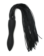 Rimba - Siliconen Flogger Zweep Met Vibrerende Dildo-Laced-up.nl