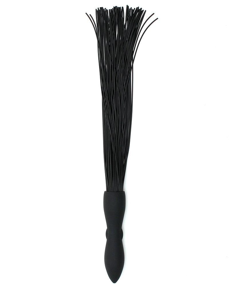 Rimba - Siliconen Flogger Zweep Met Vibrerende Dildo-Laced-up.nl