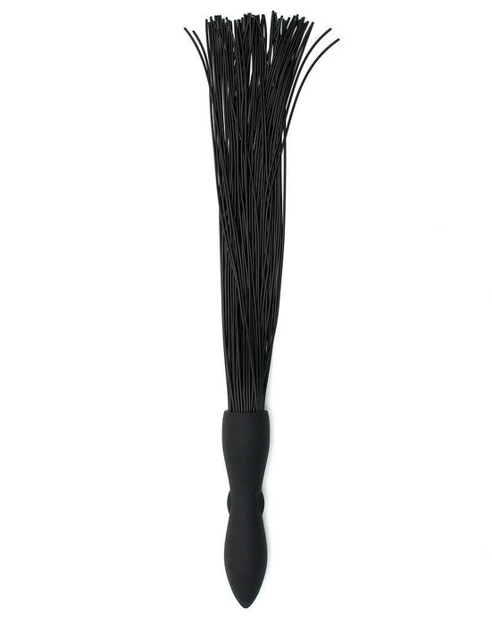 Rimba - Siliconen Flogger Zweep Met Vibrerende Dildo-Laced-up.nl