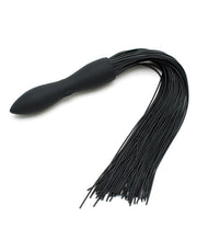 Rimba - Siliconen Flogger Zweep Met Vibrerende Dildo-Laced-up.nl