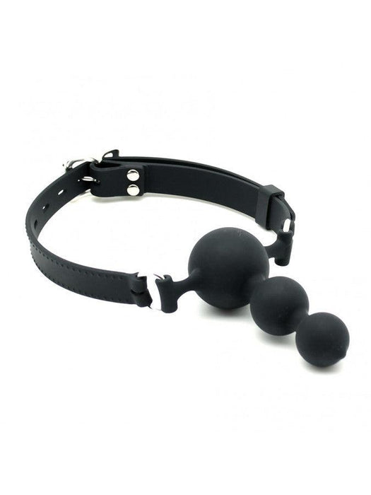 Rimba - Siliconen Gag Met 3 Ballen-Laced-up.nl