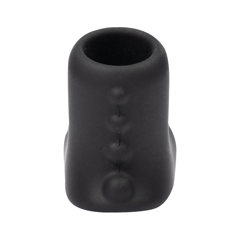 Rimba - Siliconen Penis Sleeve - Zwart-Erotiekvoordeel.nl