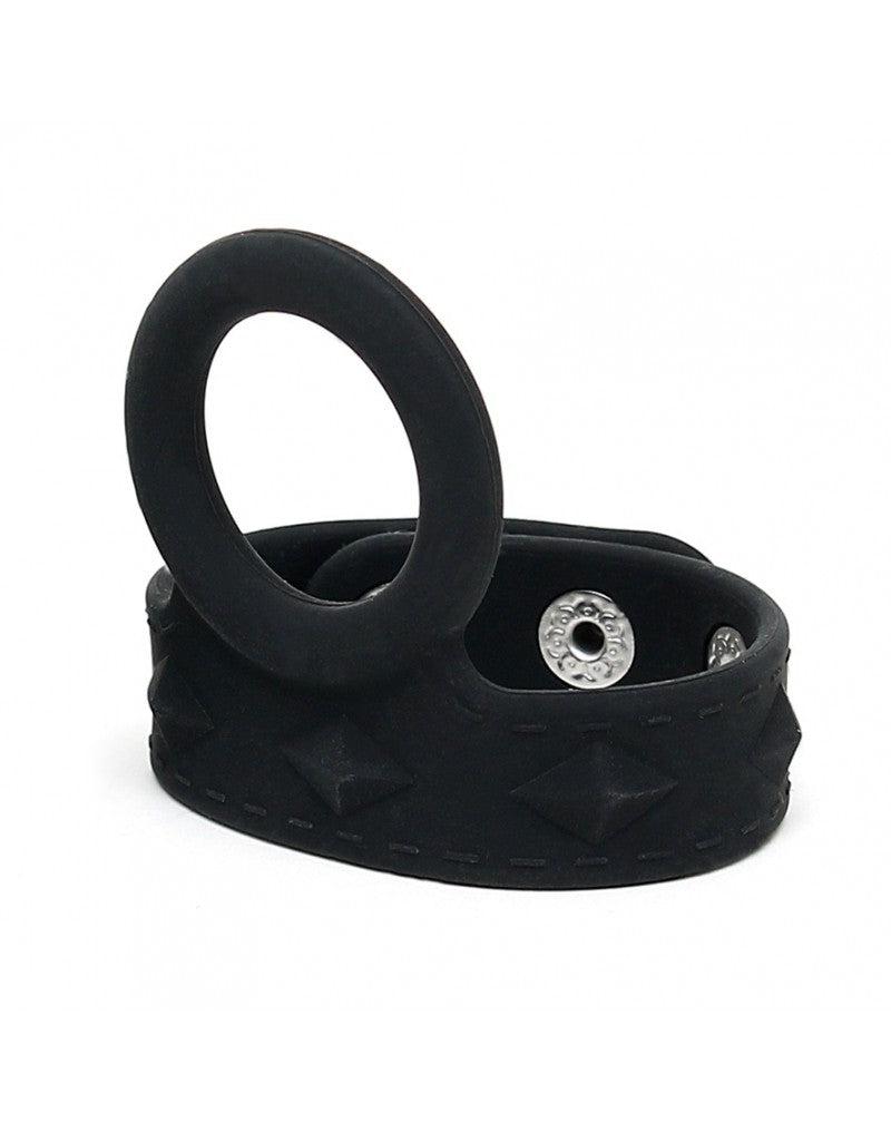 Rimba - Siliconen Penis Strap Met Cockring - Verstelbaar Met Drukknopen-Erotiekvoordeel.nl
