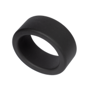 Rimba - Siliconen Scrotumring - Ballstretcher - Hoogte 20 mm - Zwart-Erotiekvoordeel.nl