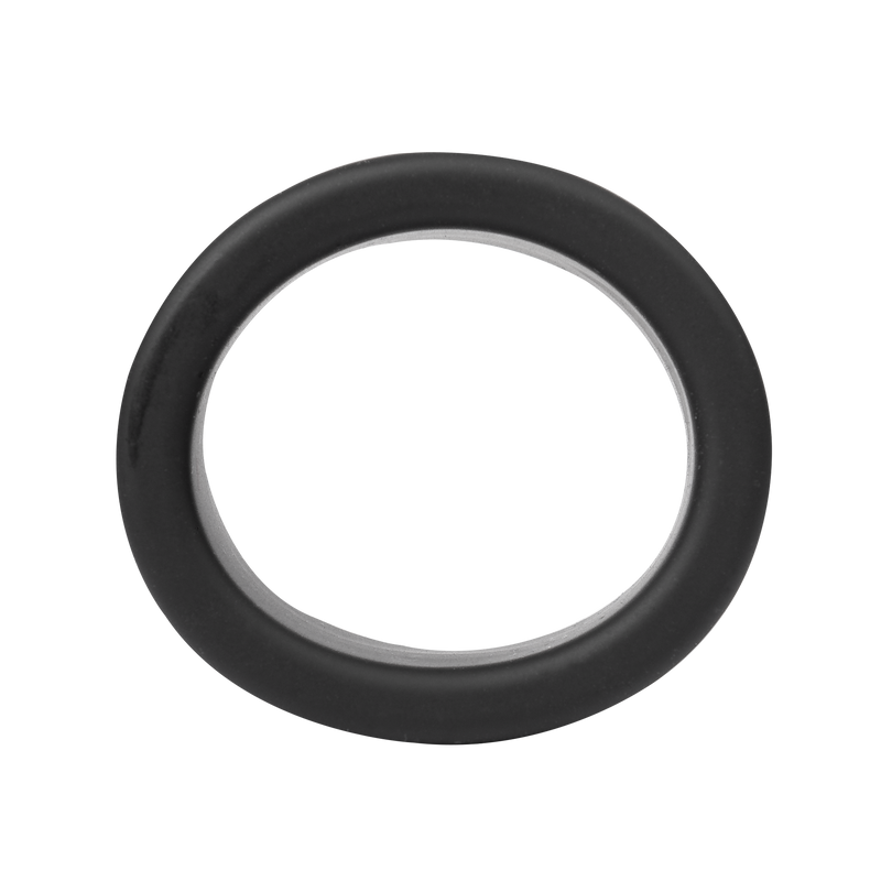 Rimba - Siliconen Scrotumring - Ballstretcher - Hoogte 30 mm - Zwart-Erotiekvoordeel.nl