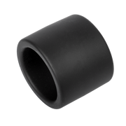 Rimba - Siliconen Scrotumring - Ballstretcher - Hoogte 40 mm - Zwart-Erotiekvoordeel.nl