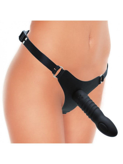 Rimba - Siliconen Strap-on - Voorbinddildo - Harnasje Met Dildo-Laced-up.nl