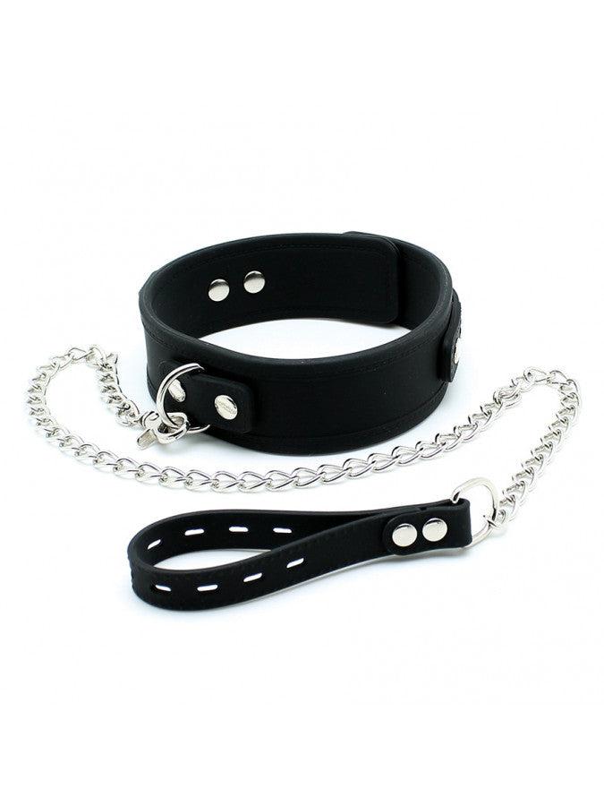 Rimba - Siliconen collar Met hondenriem-Laced-up.nl