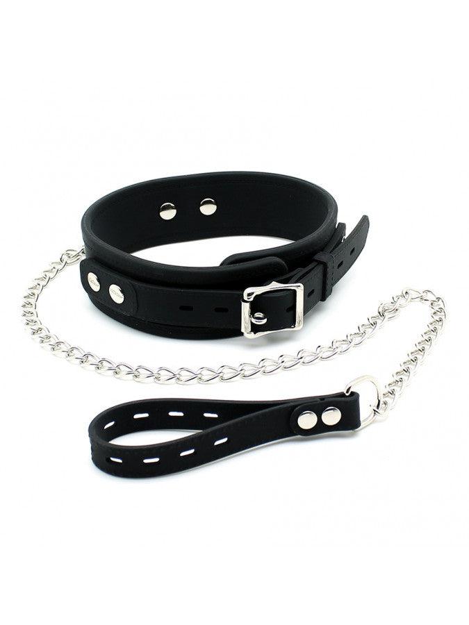 Rimba - Siliconen collar Met hondenriem-Laced-up.nl