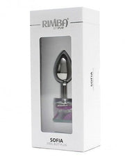 Rimba - Sofia - Metalen Buttplug Met Kristal - Roze-Laced-up.nl