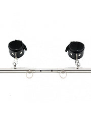Rimba - Spreader Bar - Metalen Spreidstang - Inclusief Tuiglederen Pols Boeien En Voet Boeien - Verstelbaar-Laced-up.nl