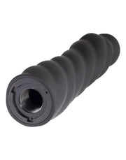 Rimba - Strap On Dildo - Verwisselbare Siliconen Dildo voor Strap-on met Zuignap - Zwart-Laced-up.nl