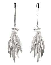 Rimba - Tepelklemmen met Veren - Zilver-Erotiekvoordeel.nl