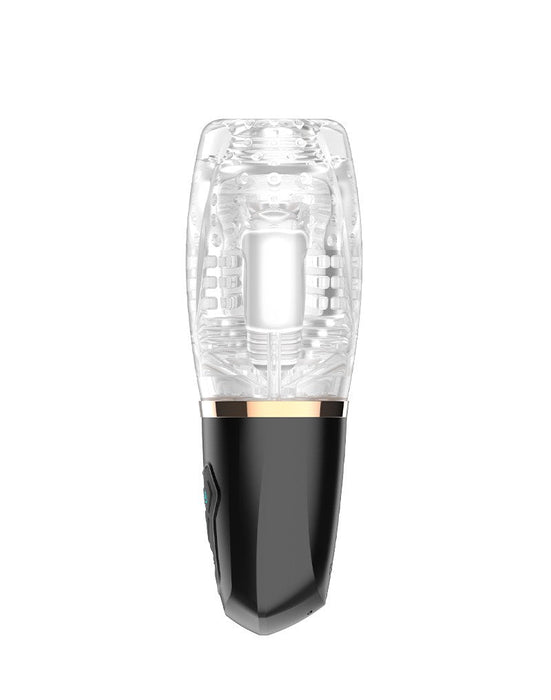 Rimba Toys - Orgastobator 03 - Automatische Masturbator - Zwart & Transparant-Laced-up.nl