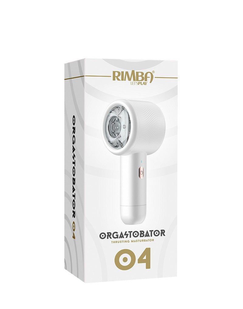 Rimba Toys - Orgastobator 04 - Automatische Masturbator - Wit-Laced-up.nl