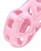 Rimba Toys - P-Cage PC01 - Kunststof Kuisheidskooi - Peniskooi - Chastity - Roze - Verkrijgbaar in 3 maten-Laced-up.nl