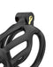 Rimba Toys - P-Cage PC02 - Kunststof Kuisheidskooi - Peniskooi - Chastity - Zwart -Laced-up.nl