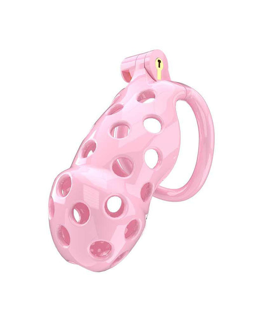 Rimba Toys - P-Cage PC03 - Kunststof Kuisheidskooi - Peniskooi - Chastity - Roze-Laced-up.nl