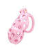 Rimba Toys - P-Cage PC03 - Kunststof Kuisheidskooi - Peniskooi - Chastity - Roze-Laced-up.nl