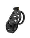 Rimba Toys - P-Cage PC03 - Kunststof Kuisheidskooi - Peniskooi - Chastity - Zwart -Laced-up.nl