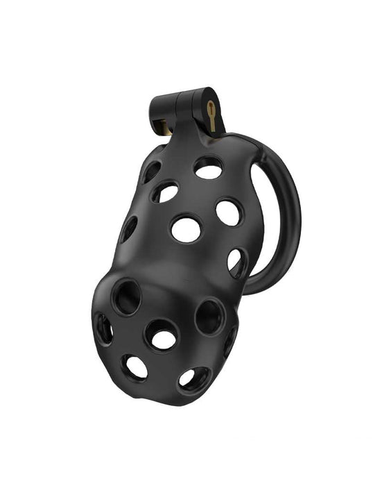 Rimba Toys - P-Cage PC03 - Kunststof Kuisheidskooi - Peniskooi - Chastity - Zwart -Laced-up.nl