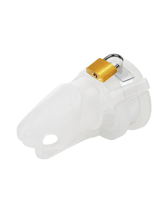 Rimba Toys - P-Cage PC05 - Siliconen Kuisheidskooi - Peniskooi - Chastity - Transparant-Laced-up.nl