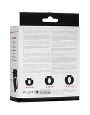 Rimba Toys - P-Cage PC05 - Siliconen Kuisheidskooi - Peniskooi - Chastity - Zwart-Laced-up.nl