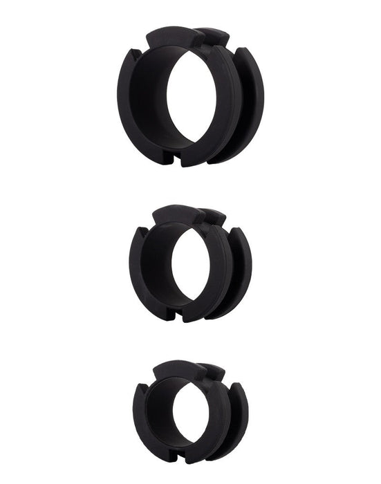 Rimba Toys - P-Cage PC05 - Siliconen Kuisheidskooi - Peniskooi - Chastity - Zwart-Laced-up.nl