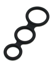 Rimba - Triple Cockring - Zwart-Laced-up.nl