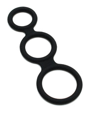 Rimba - Triple Cockring - Zwart-Laced-up.nl