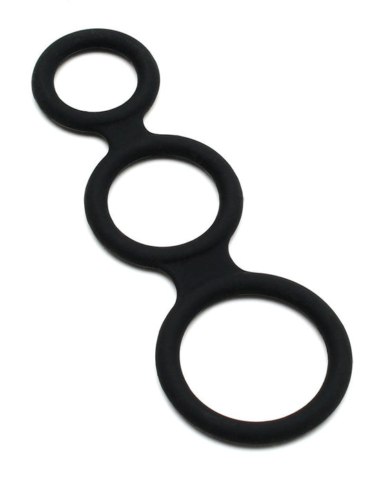 Rimba - Triple Cockring - Zwart-Laced-up.nl