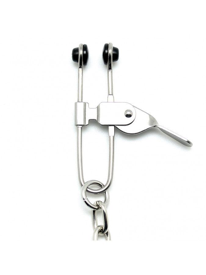 Rimba - Adjustable Nipple Clamps with Chain and Lever Clamps - Laced-up.nl