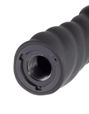 Rimba - Verwisselbare Dildo voor Strap-on - Zwart - Ø3.4 x 16 cm - 160 mm lengte - 34 mm diameter-Laced-up.nl