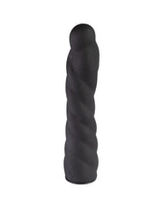Rimba - Verwisselbare Dildo voor Strap-on - Zwart - Ø3.4 x 16 cm - 160 mm lengte - 34 mm diameter-Laced-up.nl