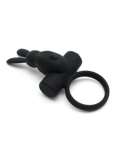 Rimba - Vienna - Vibrerende Cockring Met Clitoris Stimulatie - Zwart-Laced-up.nl