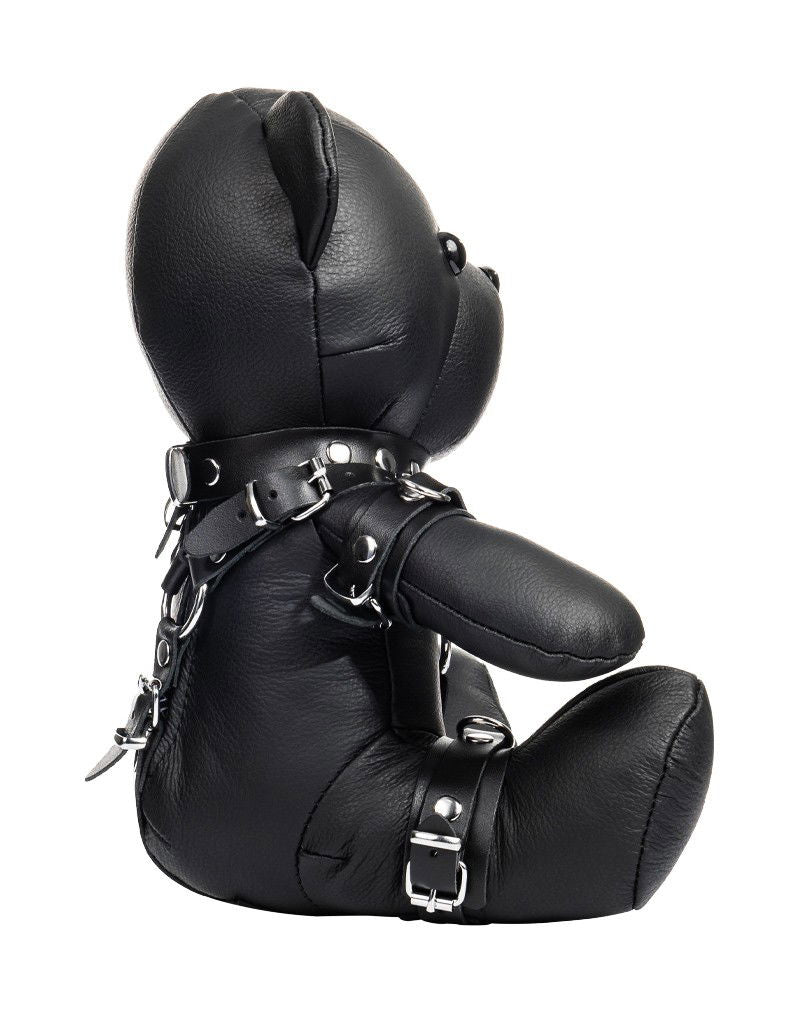 Rimba - Zwart Lederen BDSM Teddybeer-Erotiekvoordeel.nl