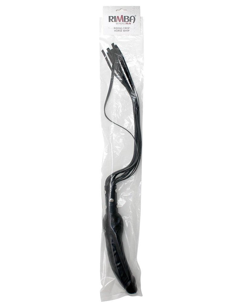 Rimba - Leren Zweep Met Siliconen Dildo-Laced-up.nl