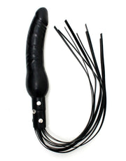 Rimba - Leren Zweep Met Siliconen Dildo-Laced-up.nl