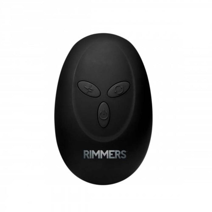 Rimmers - Slim R - Gladde Rimming Buttplug met Afstandsbediening - Zwart-Laced-up.nl