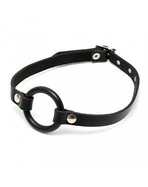 Rimba - Ring gag Van Leer - Zwart-Laced-up.nl