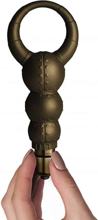 Rocks-off - Poseidon - Vibrerende Cockring met Clitoris Stimulator - 10 snelheden - Brons-Laced-up.nl