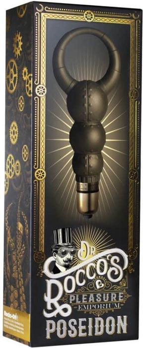 Rocks-off - Poseidon - Vibrerende Cockring met Clitoris Stimulator - 10 snelheden - Brons-Laced-up.nl