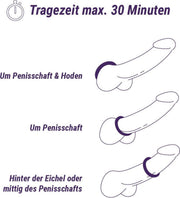 Rocks-off - Poseidon - Vibrerende Cockring met Clitoris Stimulator - 10 snelheden - Brons-Erotiekvoordeel.nl