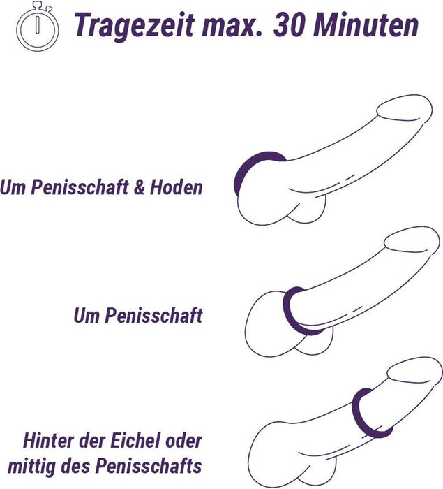 Rocks-off - Poseidon - Vibrerende Cockring met Clitoris Stimulator - 10 snelheden - Brons-Laced-up.nl