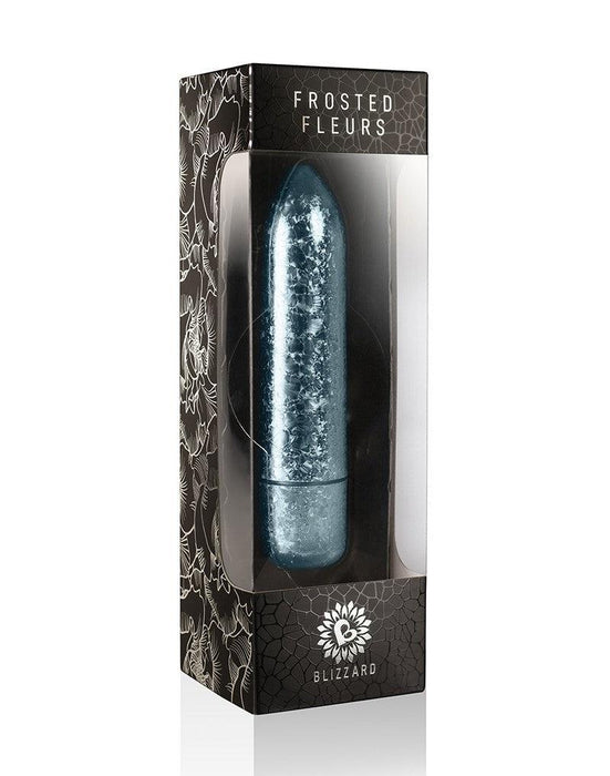 Rocks-off - RO-120MM - Basis Vibrator - Frosted Fleur - Blauw-Laced-up.nl