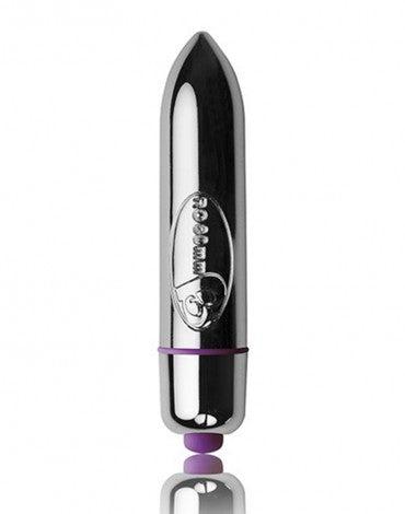 Rocks-off - RO-80MM - Bullet Vibrator - Chrome - Zilver-Laced-up.nl