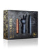 Rocks-off - Truly Dark Desires Set - Mini Vibrator Met Opzetstukken - Zwart/Goud-Erotiekvoordeel.nl